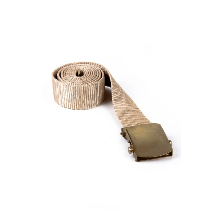 deniz kuvvetleri deniz lisesi ve fakultesi kum beji renkli sari tokali isbasi harici kemer