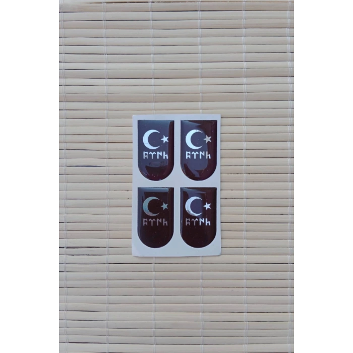 Eski Turkce Turk Yazili Silah Kabze Sarjor Alti Yapistirmali Sticker