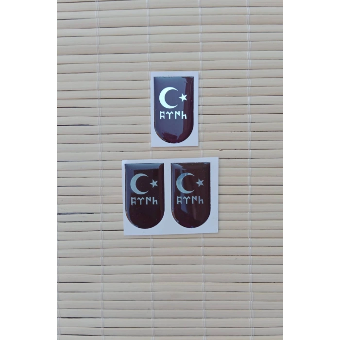 Eski Turkce Turk Yazili Silah Kabze Sarjor Alti Yapistirmali Sticker