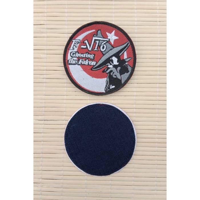 F V 16 Ghosting The Falcon Yazili Nakis islemeli Arma Pec Patch