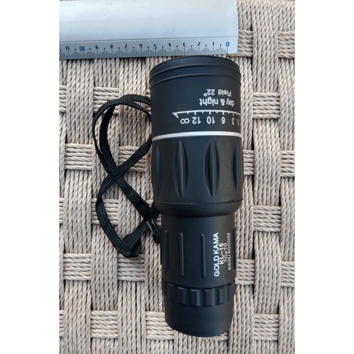 gold kama kl 15 70 x 70 66m/8000m siyah renkli tek gozlu kaucuk el durbunu