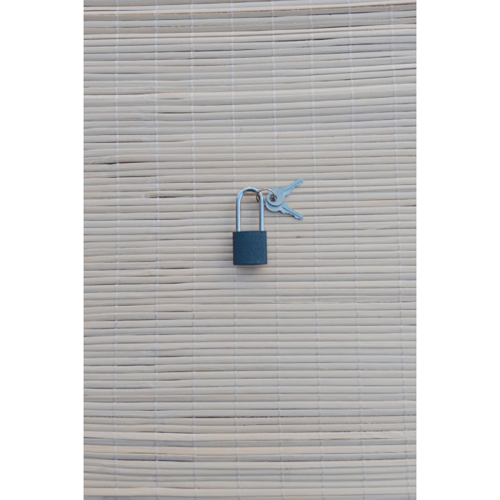 gri renkli dokum 25 mm bot dolap kilidi