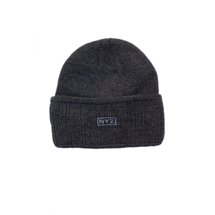 Gri renkli katlamali yun bere