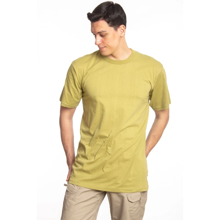 Haki Renkli Kisa Kollu Acemi Bedelli Asker Fanilasi Pamuklu Organik Kaliteli Fanila