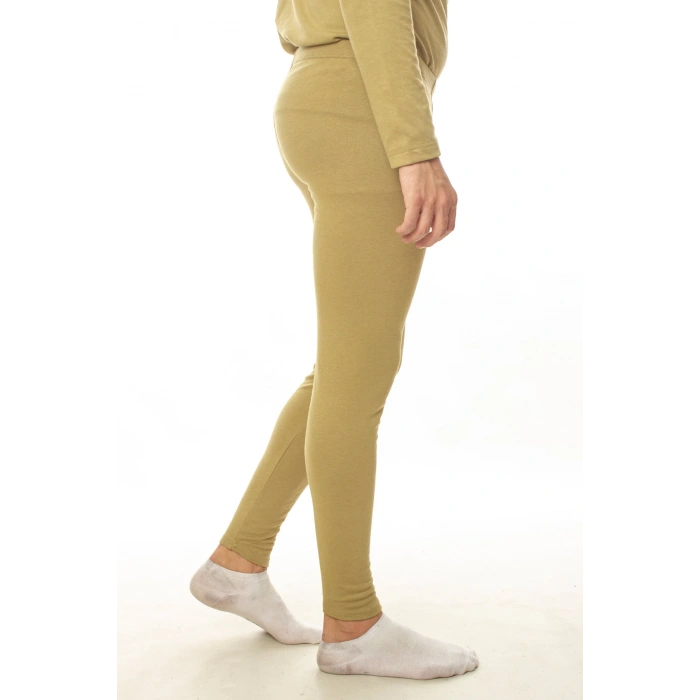 Haki renkli likrali soguktan koruyan termal alt iclik