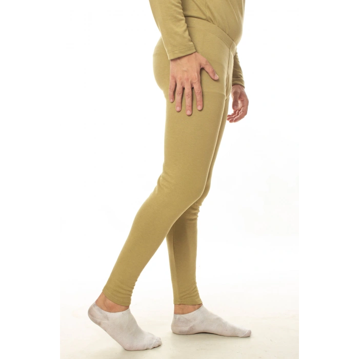 Haki renkli likrali soguktan koruyan termal alt iclik