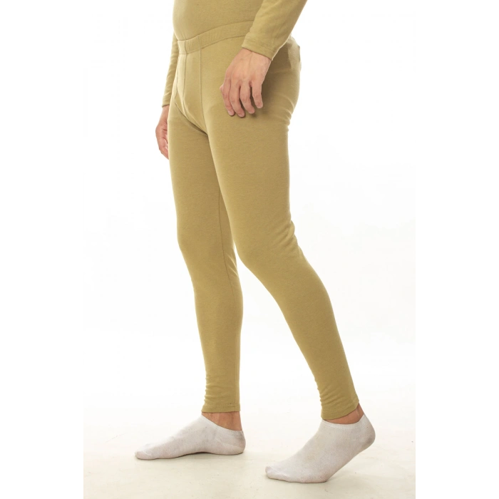 Haki renkli likrali soguktan koruyan termal alt iclik