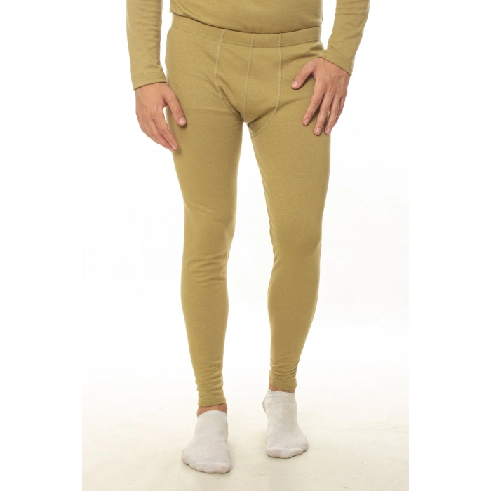 Haki renkli likrali soguktan koruyan termal alt iclik