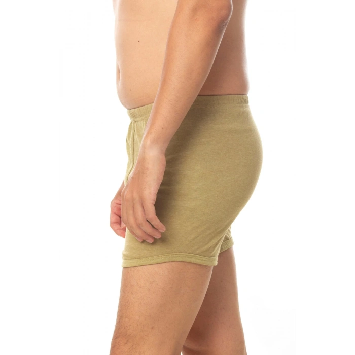 haki renkli pamuklu arjantin pacali acemi bedelli asker boxer kulot