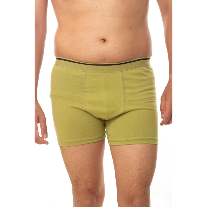 haki renkli pamuklu likrali acemi bedelli asker boxer