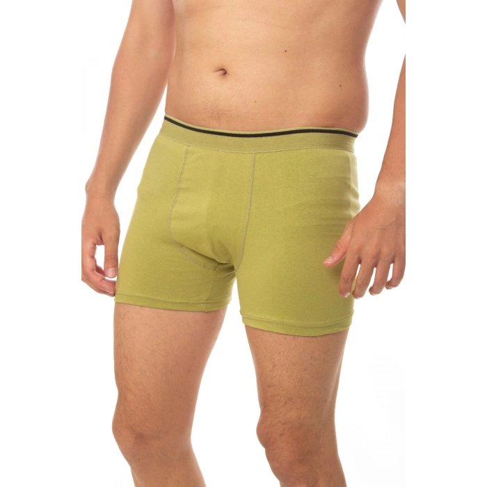 haki renkli pamuklu likrali acemi bedelli asker boxer