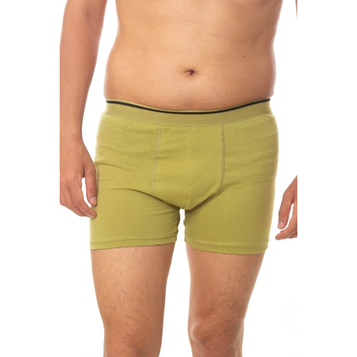 haki renkli pamuklu likrali acemi bedelli asker boxer