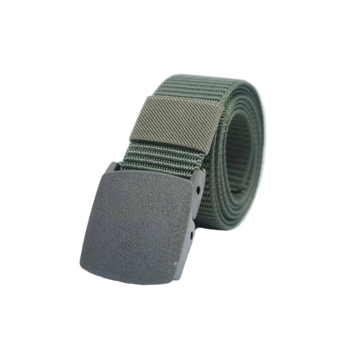 Haki Renkli Plastik Tokali Askeri Palaska Taktik Kemer