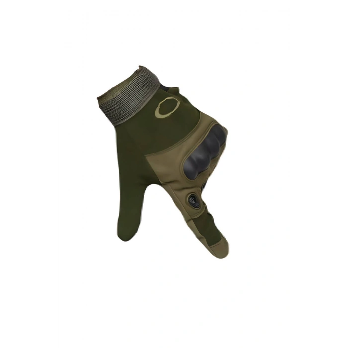 Haki renkli Uzun parmak Taktik Eldiven