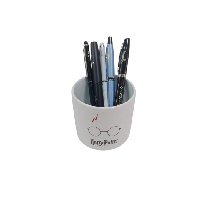 Harry Potter Yazili Ozel Tasarim Seramik Kucuk Kalemlik