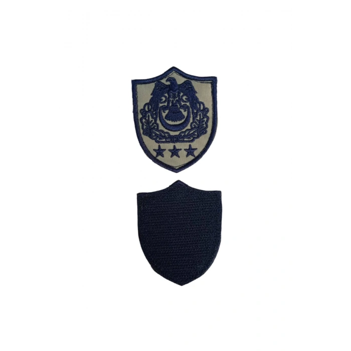 Hava Kuvvetleri Albay Subay Gri Zemin Kartal Nakisli Sirmali Mini Tisort Rutbe