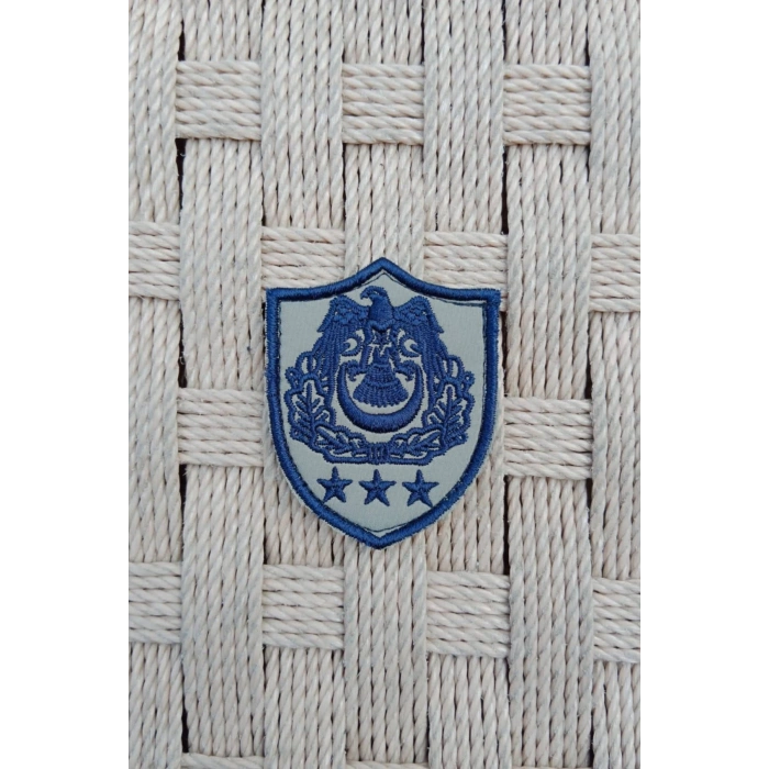 Hava Kuvvetleri Albay Subay Gri Zemin Kartal Nakisli Sirmali Mini Tisort Rutbe