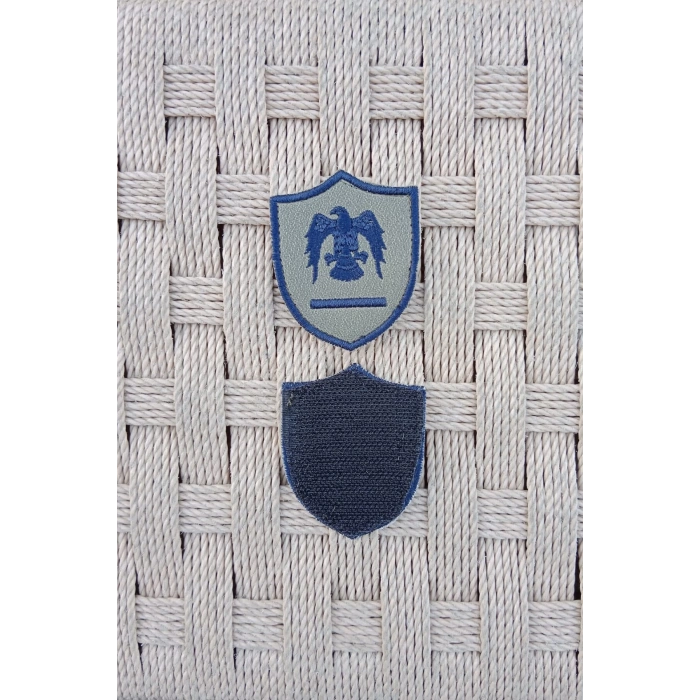 Hava Kuvvetleri Astegmen Gri Zemin Kartal Nakisli Mini Tisort Rutbe