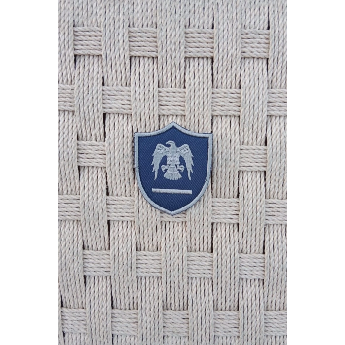 Hava Kuvvetleri Astegmen Lacivert Zemin Kartal Nakisli Mini Polar Arma Rutbesi