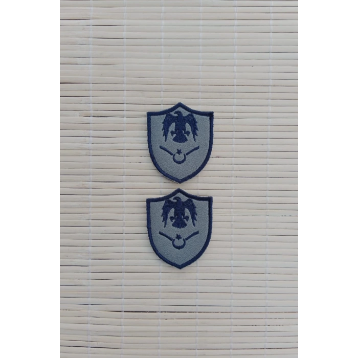 Hava Kuvvetleri Astsubay Aday Ogrenci Dis Kaynakli Astsubay Adayi Gri Zemin Kartal Nakisli Mini Tisort Rutbesi