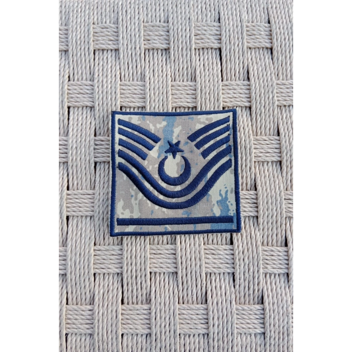 hava kuvvetleri astsubay bascavus kamuflaj renkli nakis kol rutbe