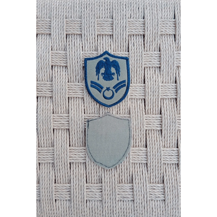 Hava Kuvvetleri Astsubay Cavus Gri Zemin Kartal Nakisli Mini Tisort Rutbe