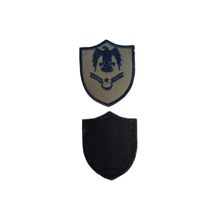 Hava Kuvvetleri Astsubay Cavus Gri Zemin Kartal Nakisli Mini Tisort Rutbe