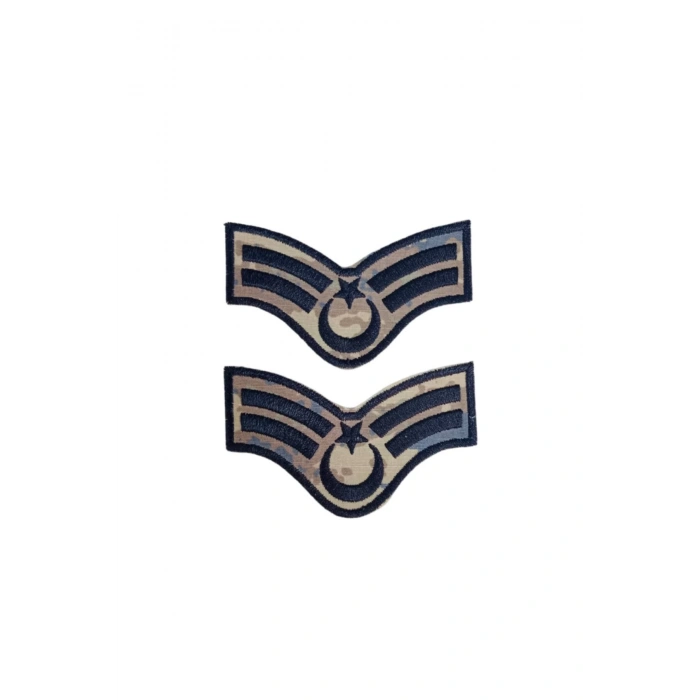 hava kuvvetleri astsubay cavus kamuflaj renkli nakis kol rutbe