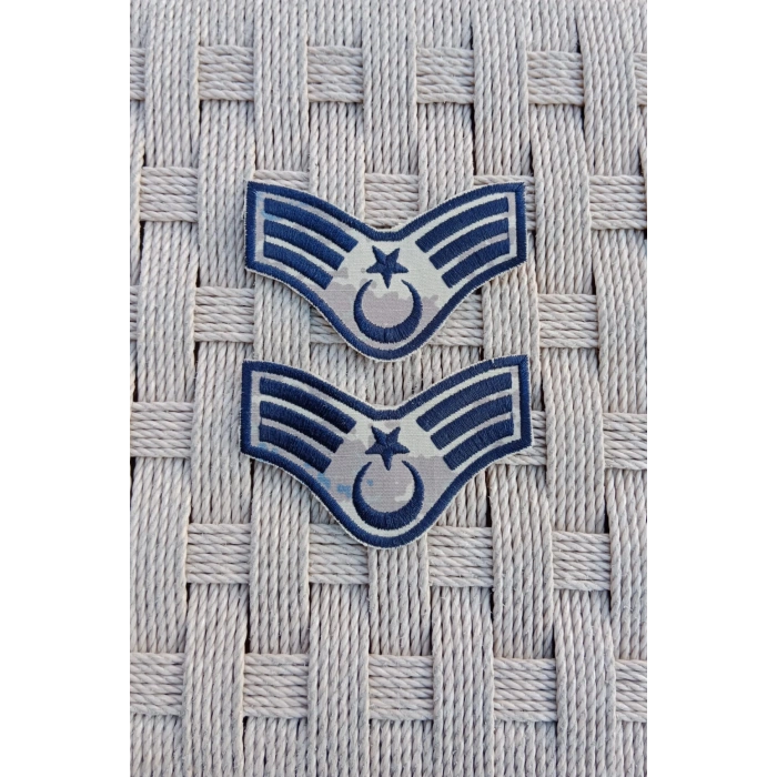 hava kuvvetleri astsubay kidemlicavus kamuflaj renkli nakis kol rutbe