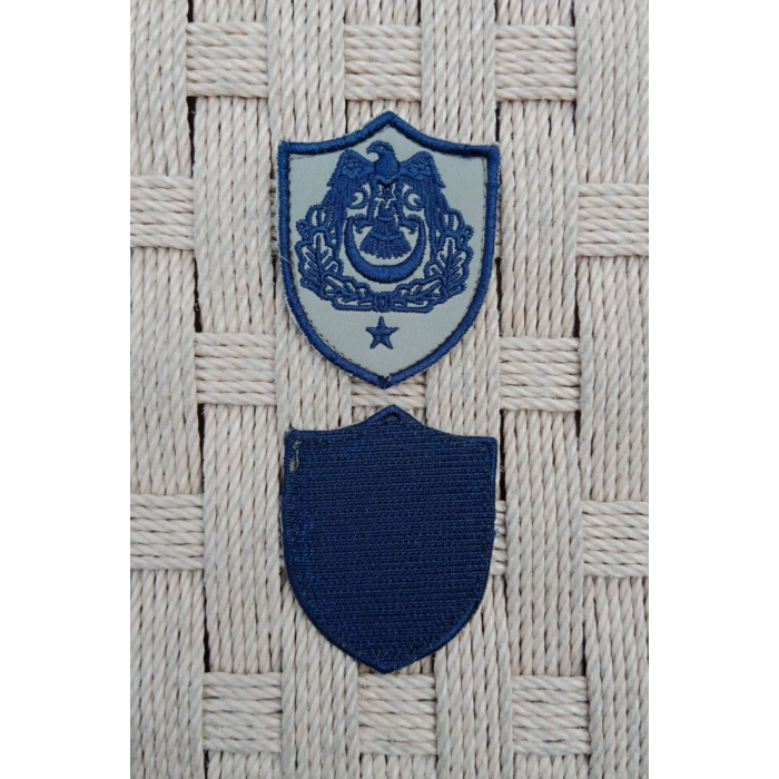 Hava Kuvvetleri Binbasi Subay Gri Zemin Kartal Nakisli Sirmali Mini Tisort Rutbesi