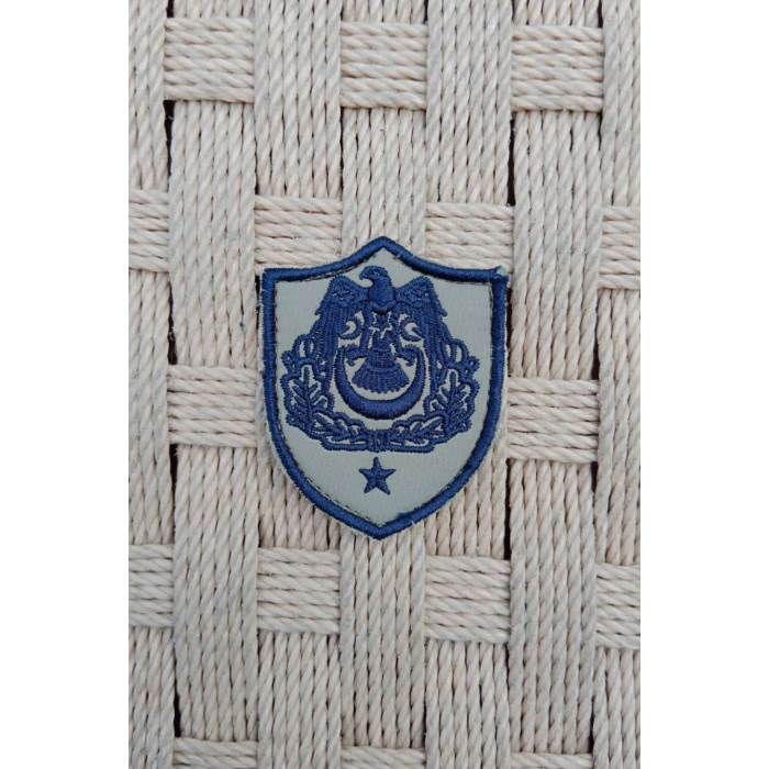 Hava Kuvvetleri Binbasi Subay Gri Zemin Kartal Nakisli Sirmali Mini Tisort Rutbesi