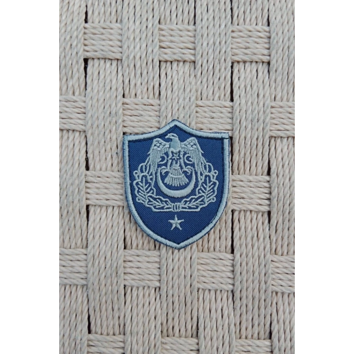 Hava Kuvvetleri Binbasi Subay Lacivert Zemin Kartal Nakisli Sirmali Mini Polar Rutbe