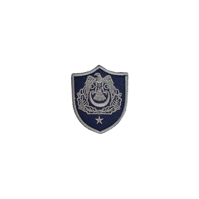 Hava Kuvvetleri Binbasi Subay Lacivert Zemin Kartal Nakisli Sirmali Mini Polar Rutbesi