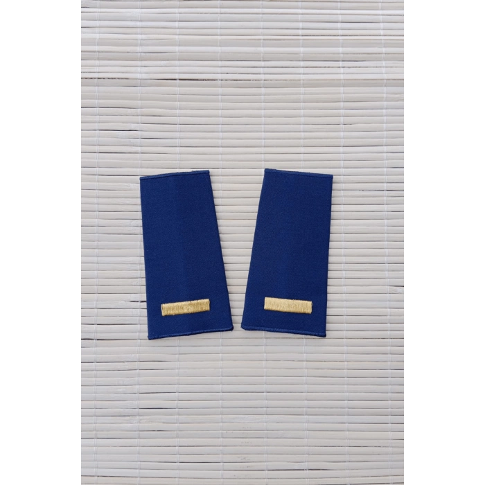 hava kuvvetleri dahili lacivert renkli astegmen omuzluk apolet karargah rutbe