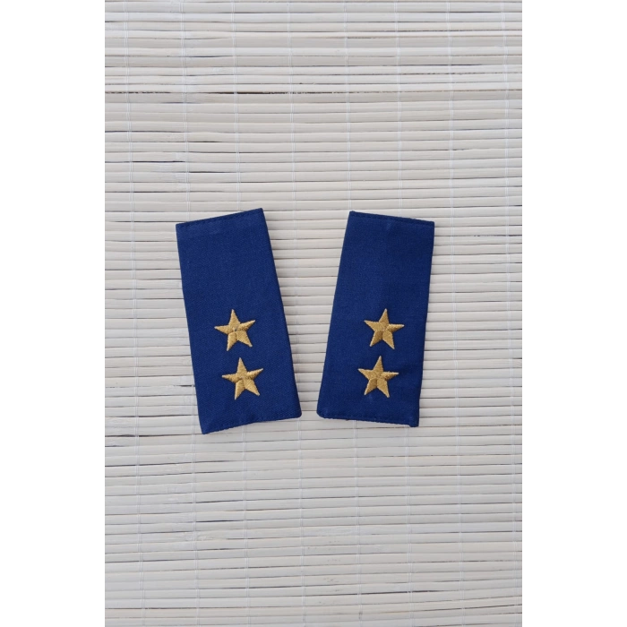 hava kuvvetleri dahili lacivert renkli ustegmen omuzluk apolet karargah rutbe