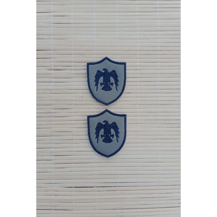 Hava Kuvvetleri Gri Zemin Kartal Nakisli Mini Tisort Er Rutbesi