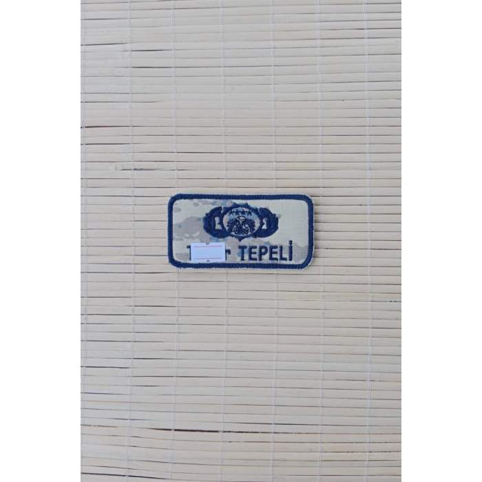 Hhava Kuvvetleri Guvenlik Ad Soyad Yazili BYez isimlikli Nakisli Brovesi