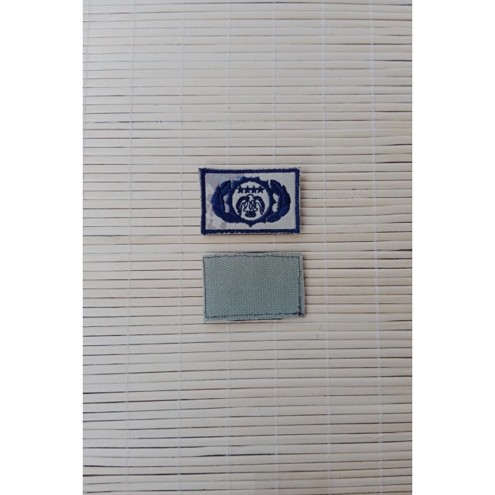 Hava Kuvvetleri Kamuflaj Renkli Nakis islemeli Guvenlik Bez Brove