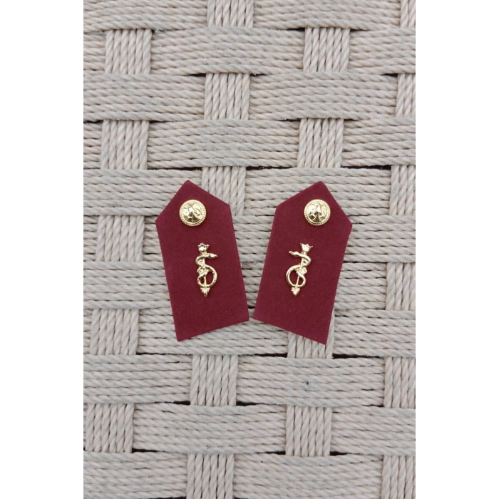 Hava kuvvetleri guvezi kumas veteriner subay harici yaka spoleti