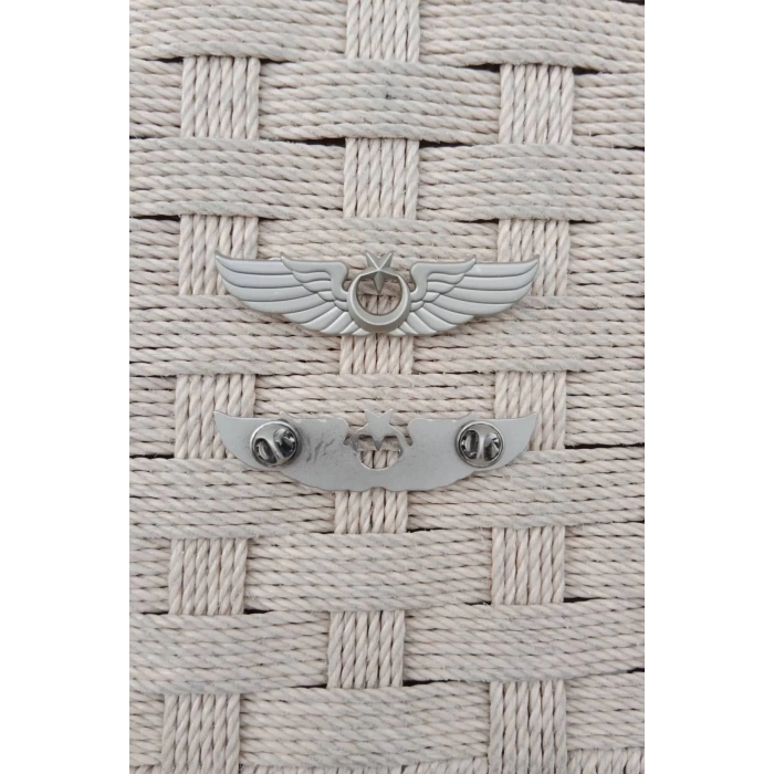 hava kuvvetleri hava pilot kaliteli buyuk metal gogus brovesi