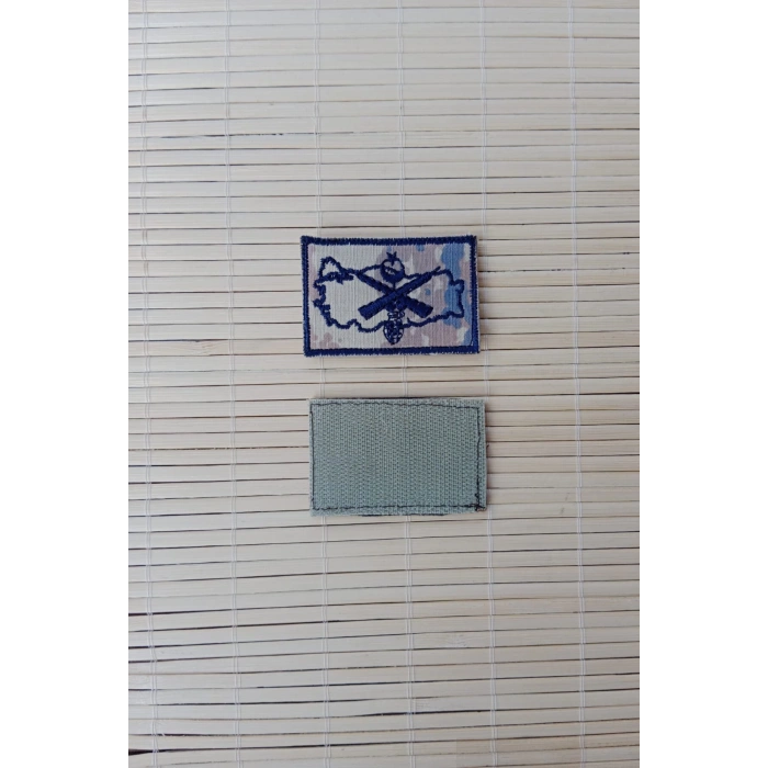 Hava Kuvvetleri Kamuflaj Renkli Nakis islemeli ic Guvenlik Terorizmle Mucadele Bez Brovesi