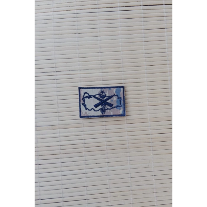 Hava Kuvvetleri Kamuflaj Renkli Nakis islemeli ic Guvenlik Terorizmle Mucadele Bez Brovesi