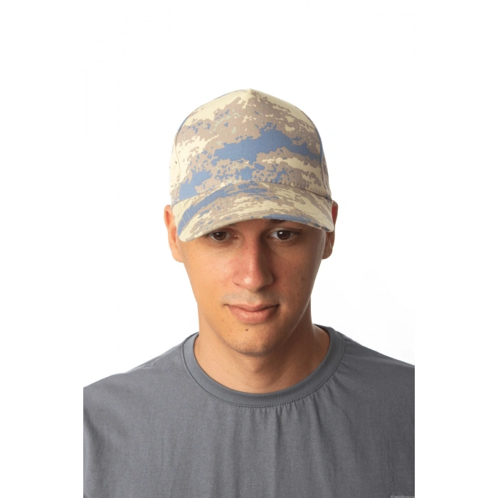 Hava Kuvvetleri Kamuflaj Renk Nakis islemeli Arka Tarafi Ayarlamali Er Sapka Kep