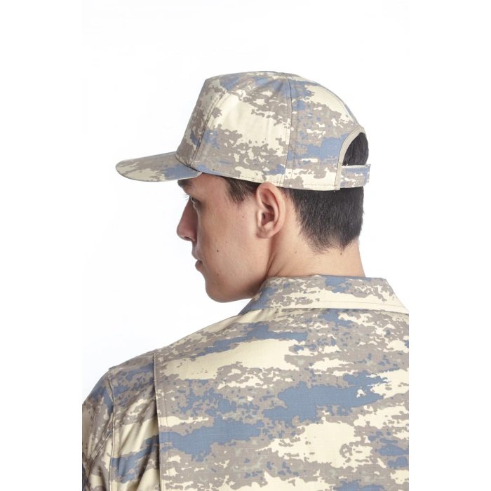 Hava Kuvvetleri Kamuflaj Renk Arkasi Ayarlamali Nakis islemeli Astsubay Havaci Sapka Kep