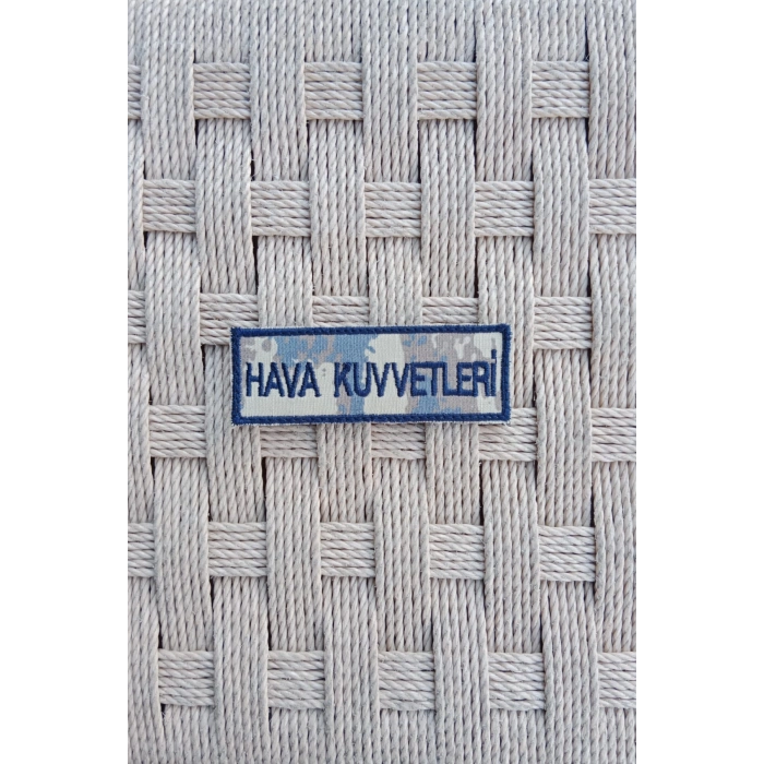 Hava Kuvvetleri Kamuflaj Renkli Nakis islemeli Hava Kuvvetleri Havaci Nakis Yazi
