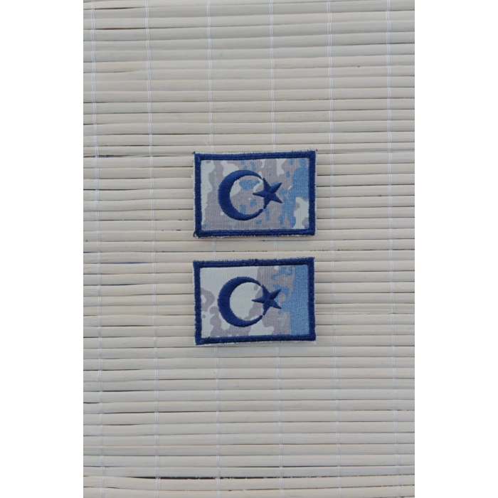 Hava Kuvvetleri Kamuflaj Renkli Nakis islemeli Arma Pec Patch Bayrak