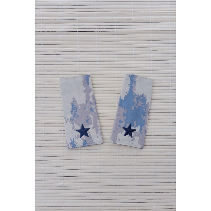 hava kuvvetleri kamuflaj renkli tegmen omuzluk apolet rutbe