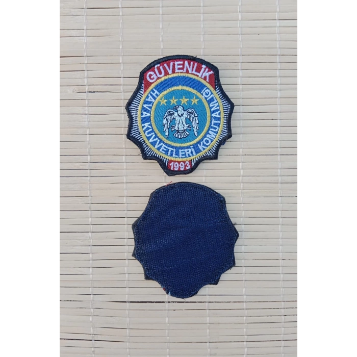 hava kuvvetleri komutanligi guvenlik 1993 nakis islemeli arma patch pec