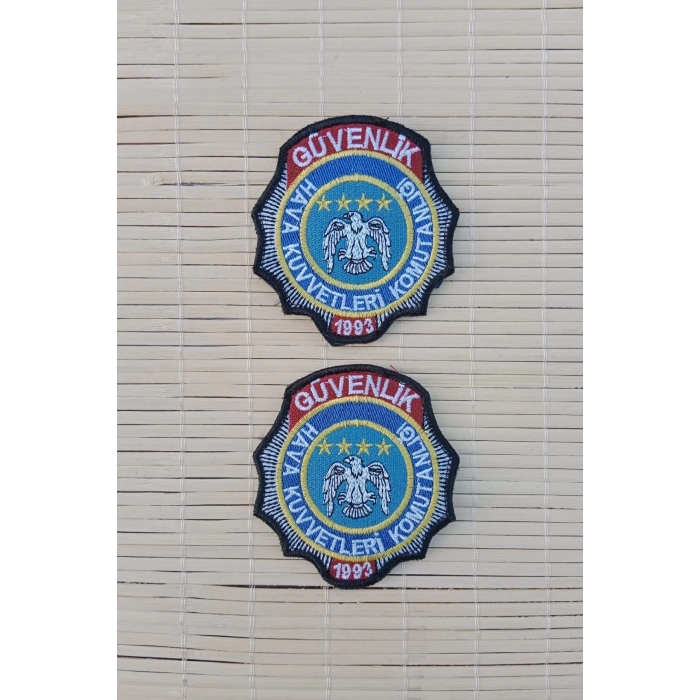 hava kuvvetleri komutanligi guvenlik 1993 nakis islemeli arma pec patch