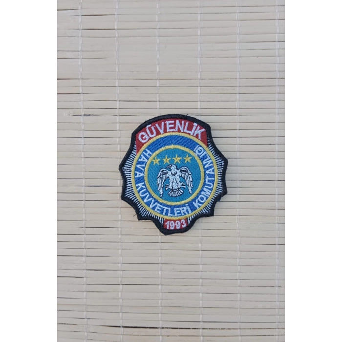 hava kuvvetleri komutanligi guvenlik 1993 nakis islemeli arma pec patch